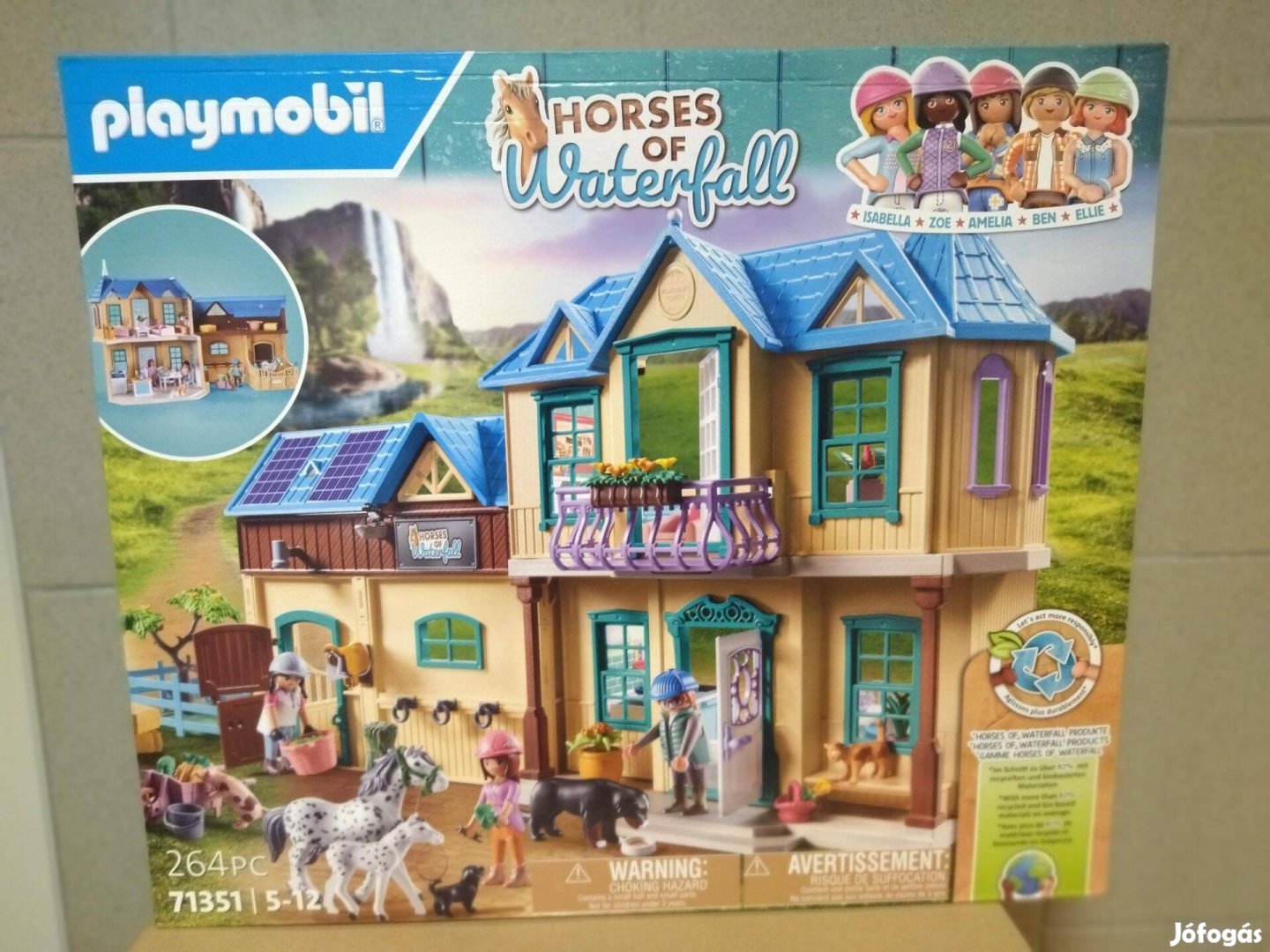 Playmobil 71351 Vízesésfarm új, bontatlan