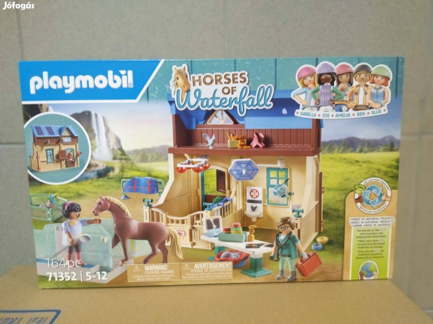 Playmobil 71352 Lovasterápia és állatorvosi rendelő új, bontatlan