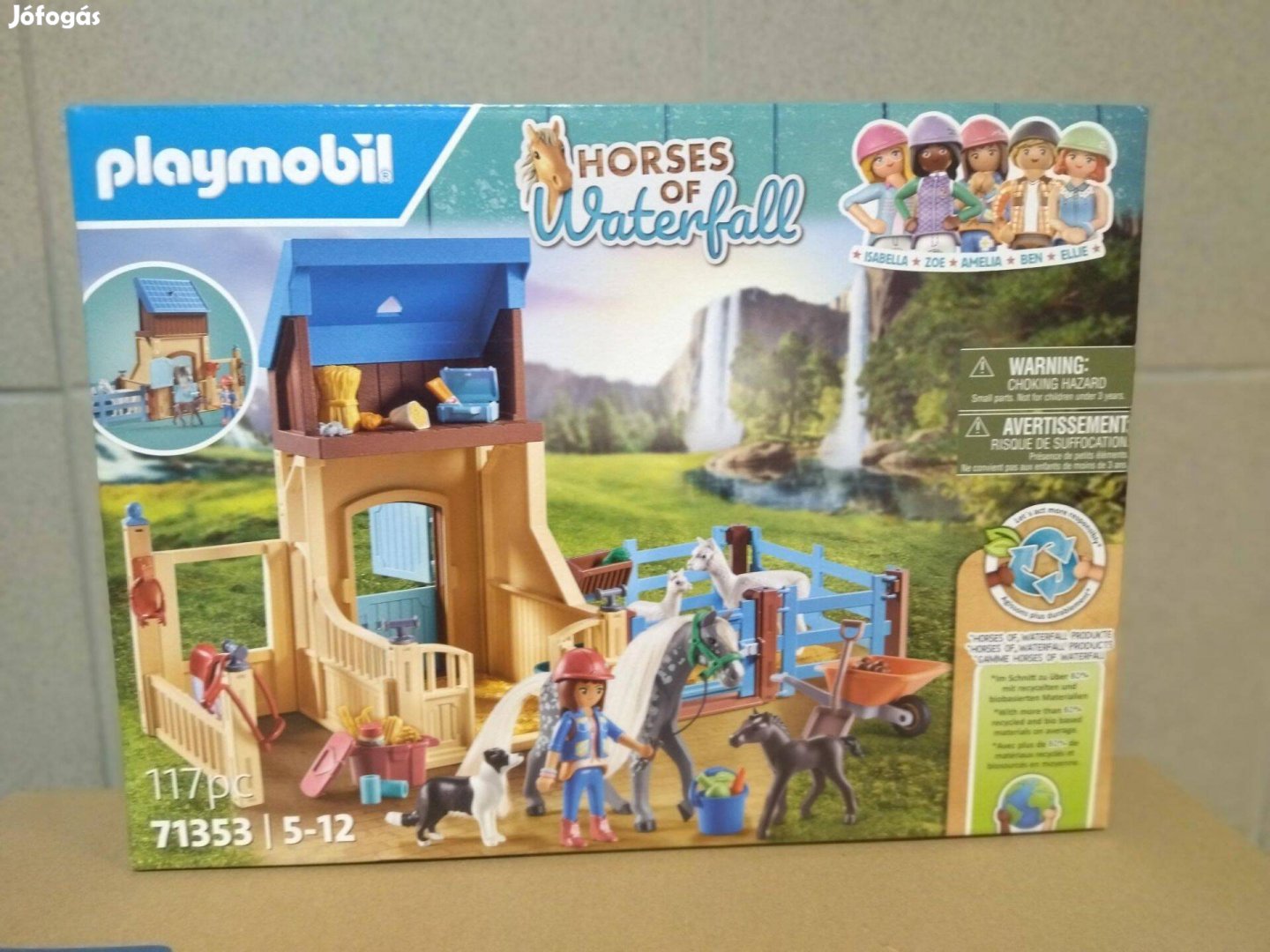 Playmobil 71353 Amelia & Whisper lovasbox-szal új, bontatlan