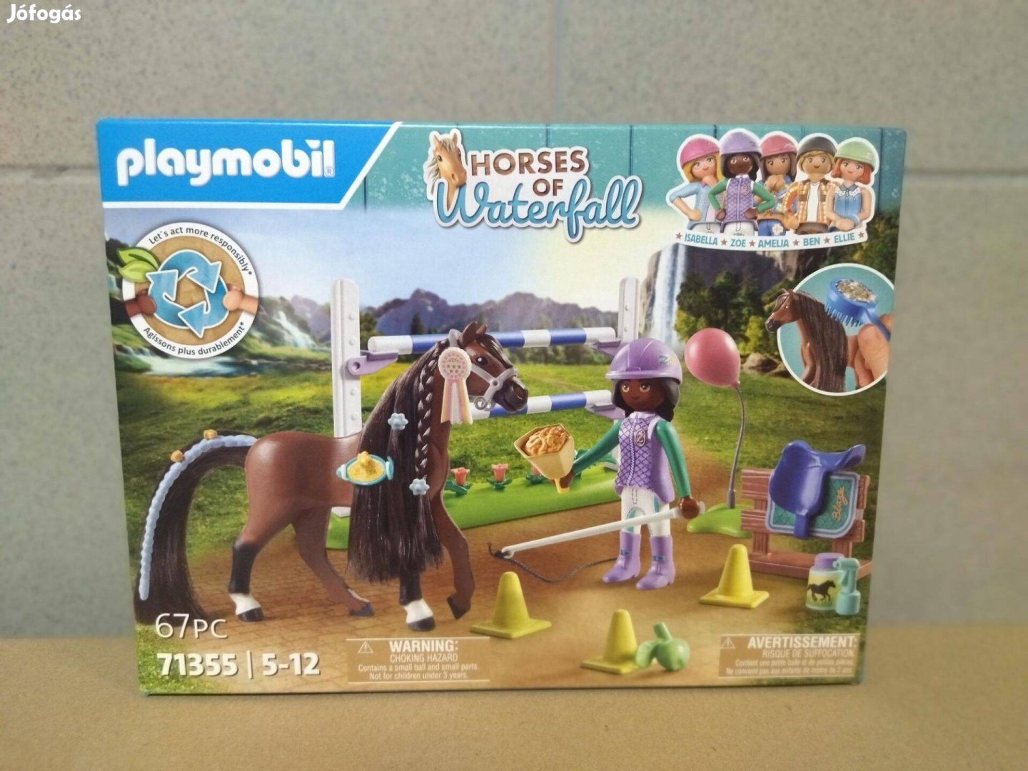 Playmobil 71355 Zoe és Blaze ugratópályával új, bontatlan