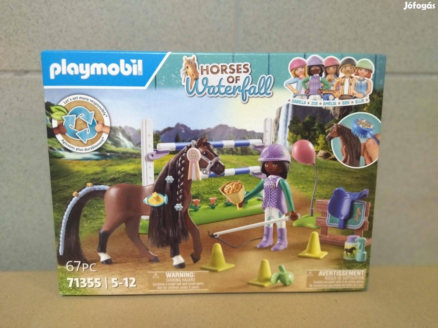 Playmobil 71355 Zoe és Blaze ugratópályával új, bontatlan