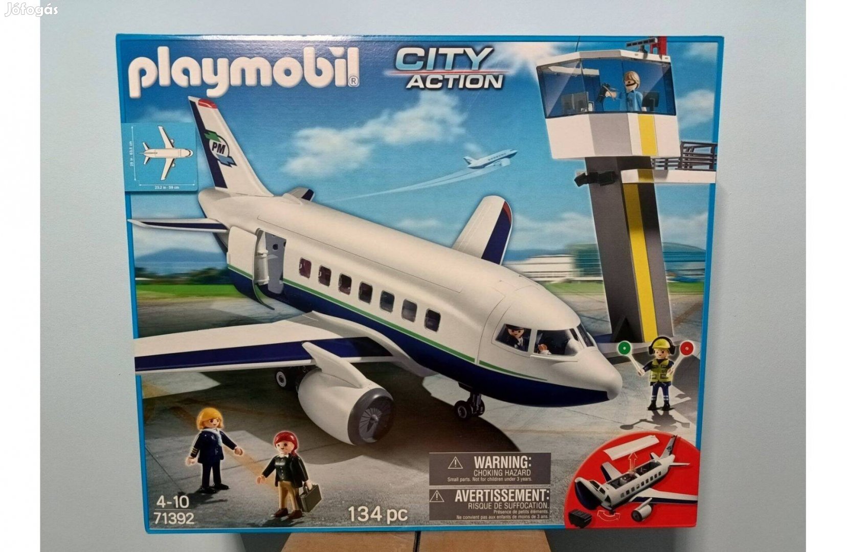 Playmobil 71392 Repülőgép Irányítótoronnyal Új Bontatlan