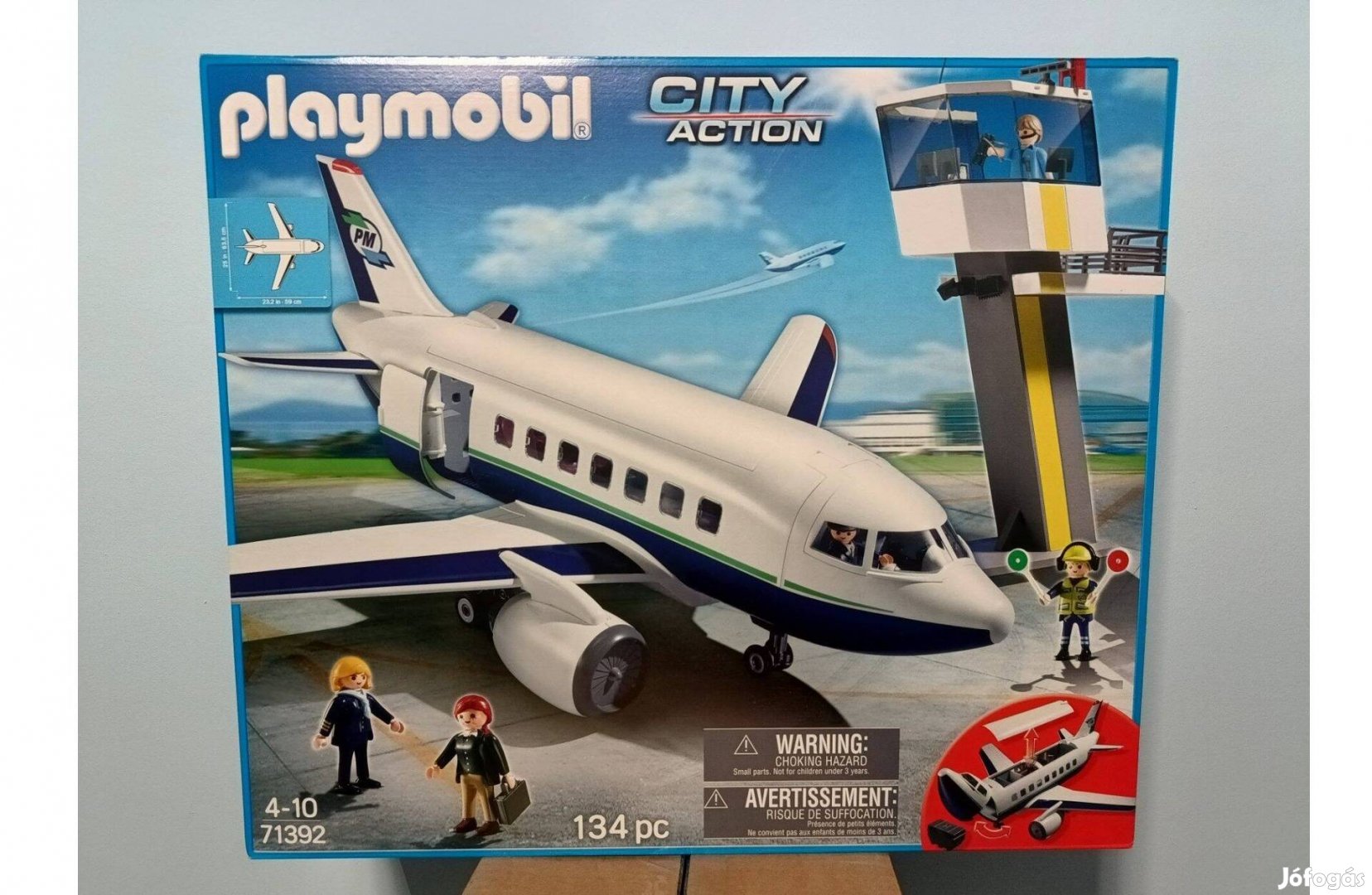 Playmobil 71392 Repülőgép Irányítótoronnyal Új Ingy. Száll. Bp-en