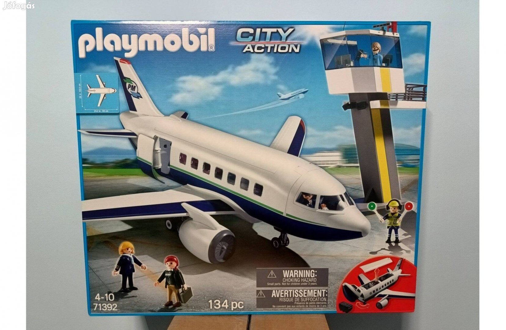 Playmobil 71392 Repülőgép Irányítótoronnyal Új Ingy. Száll. Bp-en