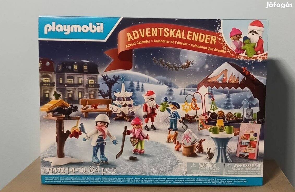 Playmobil 71472 Adventi Naptár Karácsonyi Vásár Új Bontatlan