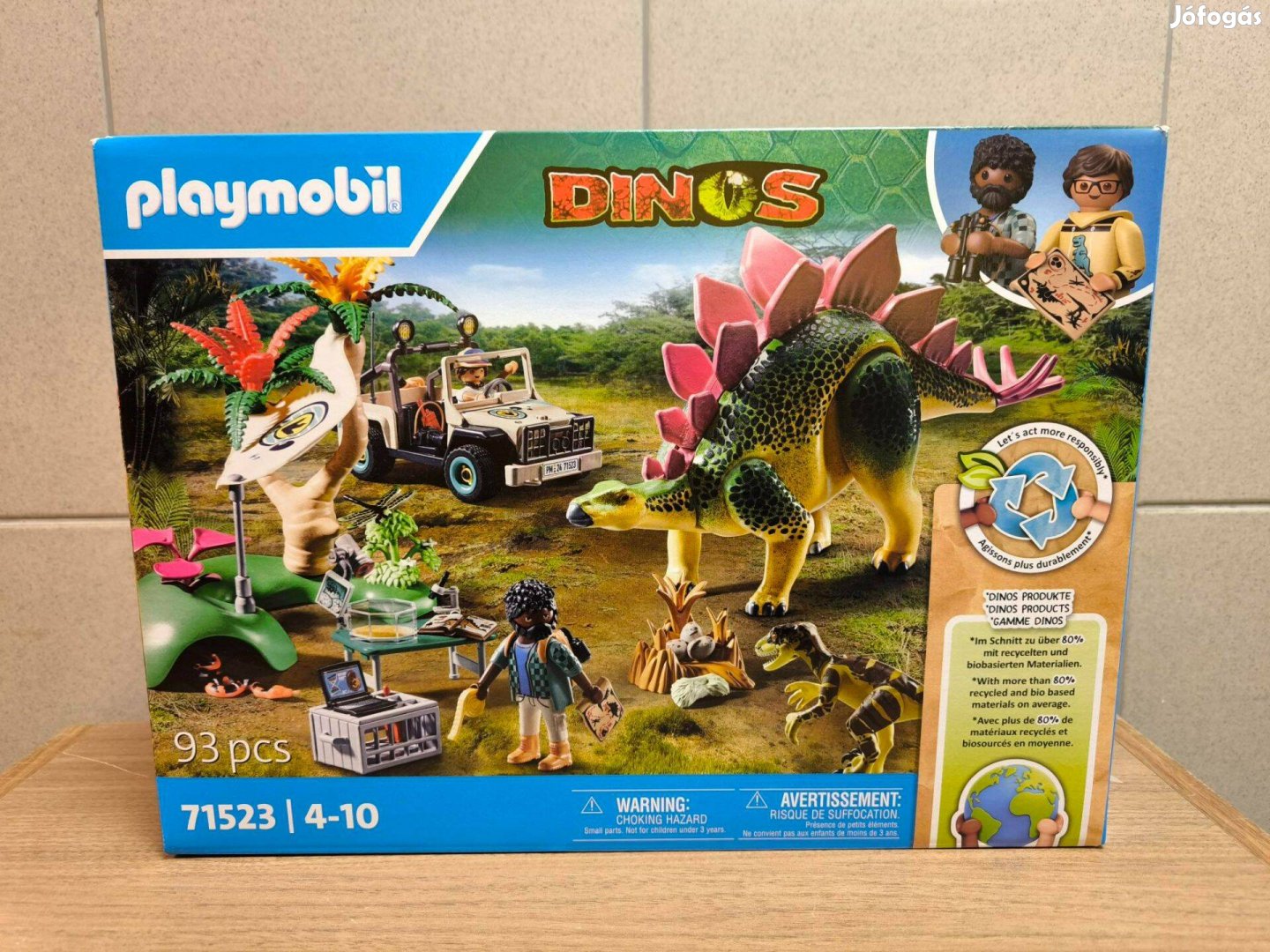 Playmobil 71523 Kutatótábor dinókkal új, bontatlan