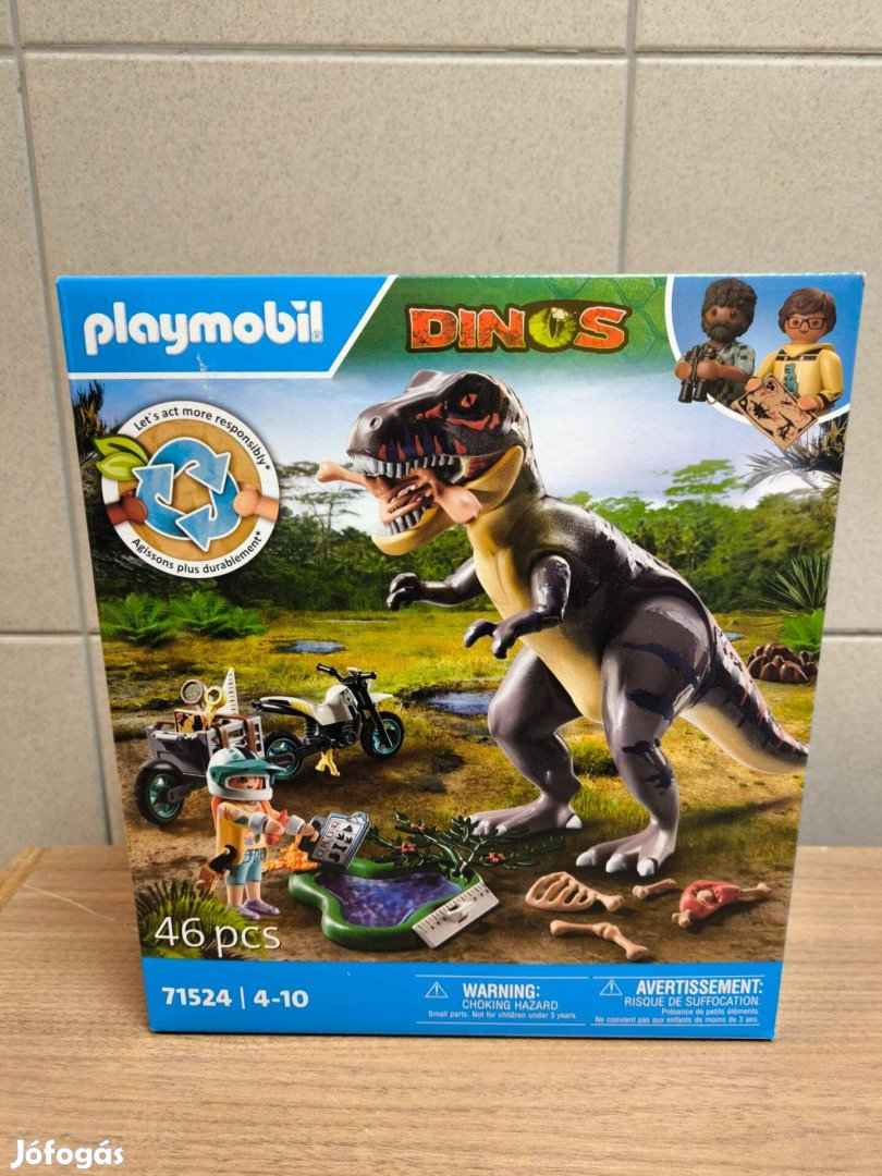 Playmobil 71524 A T-Rex nyomában új, bontatlan