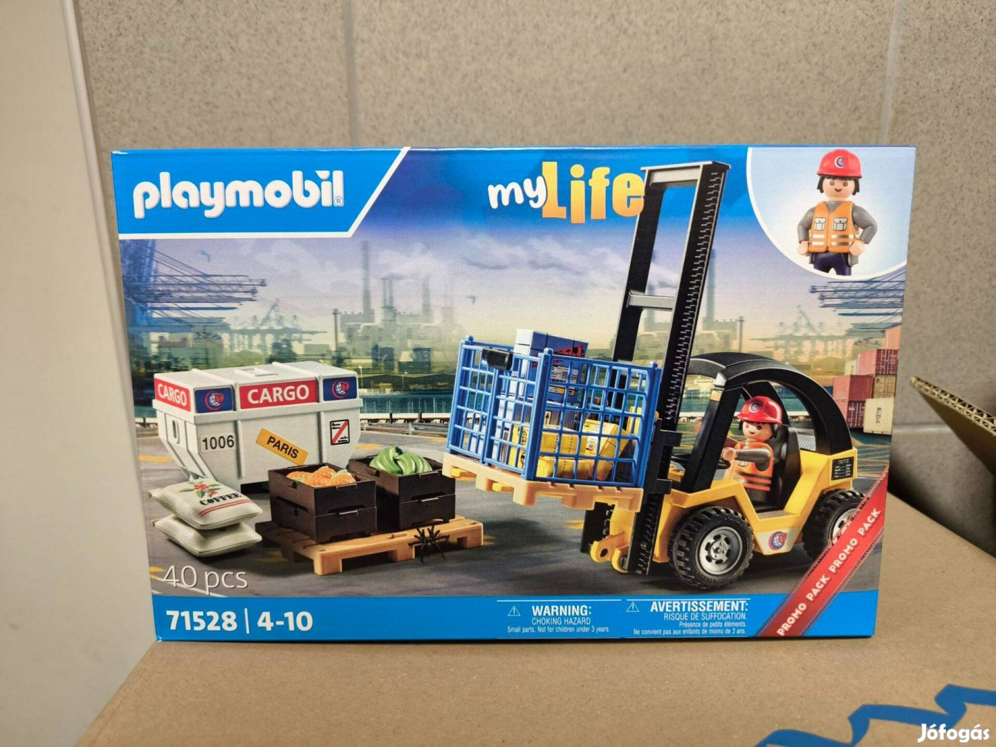 Playmobil 71528 Targonca rakománnyal új, bontatlan