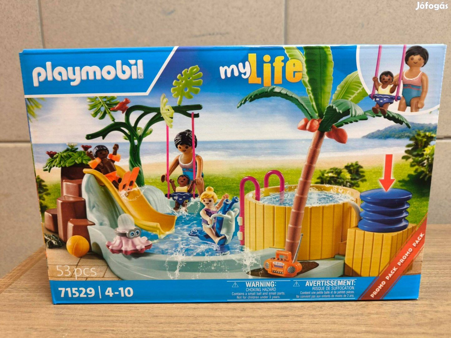 Playmobil 71529 Gyermekmedence pezsgőfürdővel új, bontatlan