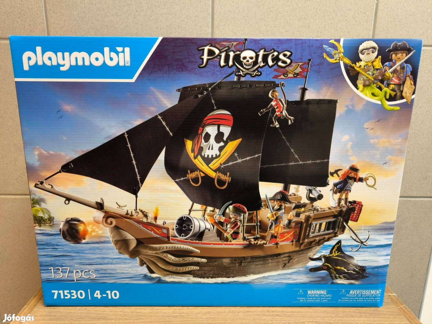 Playmobil 71530 Halálfejes nagy kalózhajó új, bontatlan