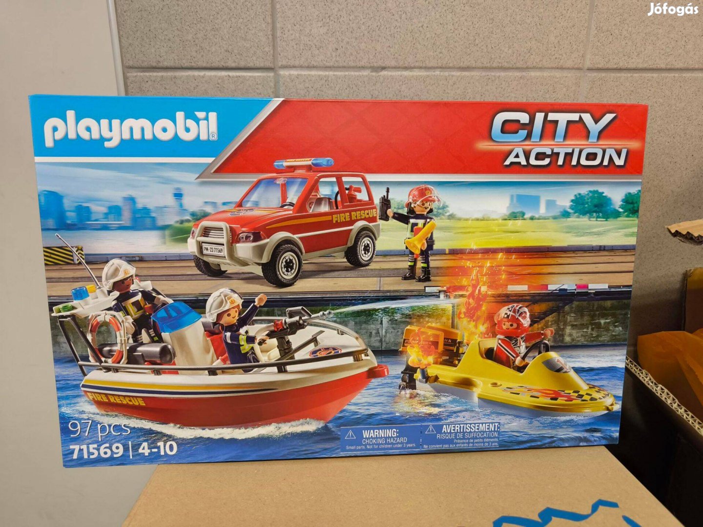 Playmobil 71569 Vizi tűzoltók új, bontatlan