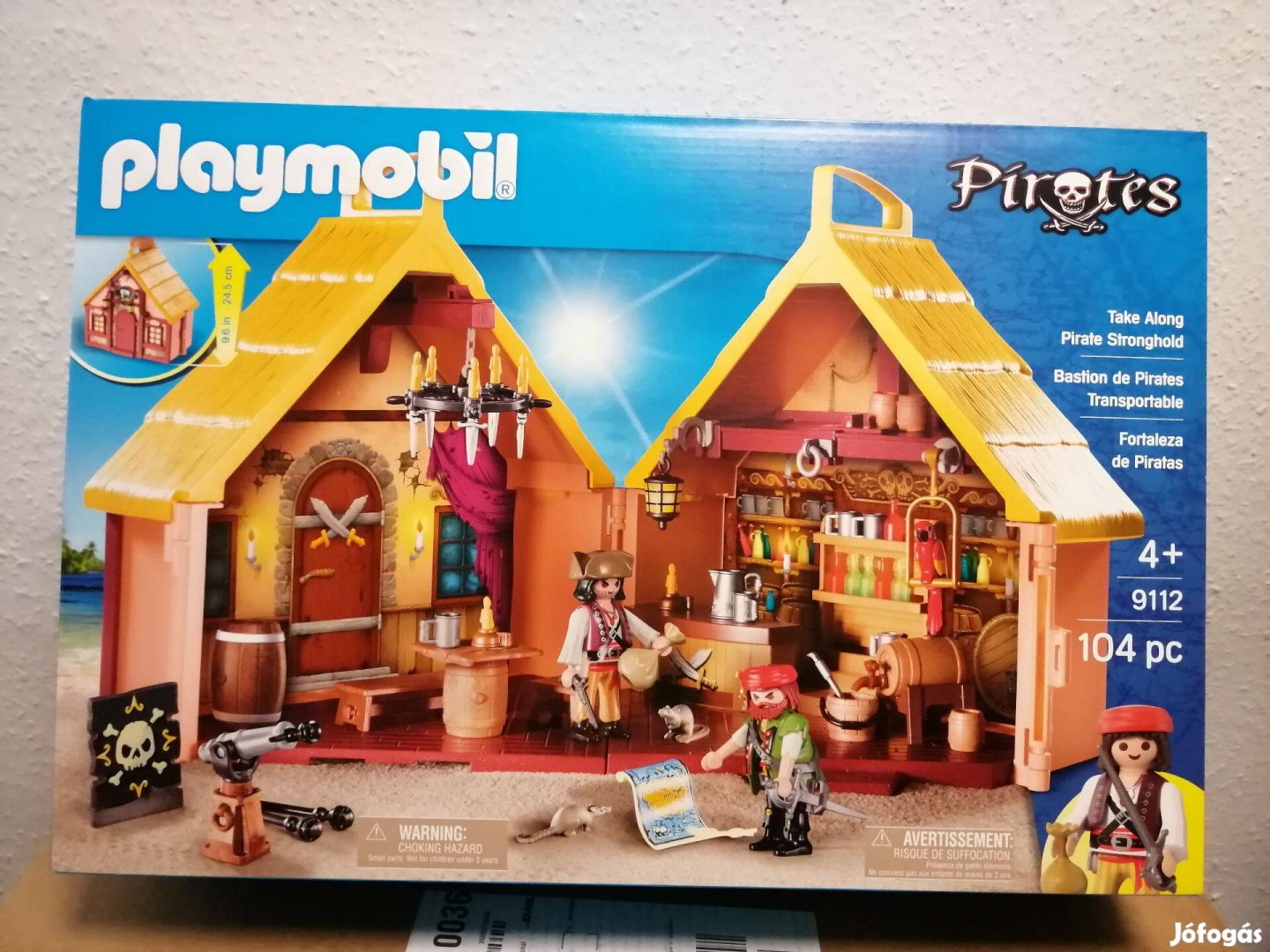 Playmobil 9112 Hordozható Kalóz Pub új, bontatlan