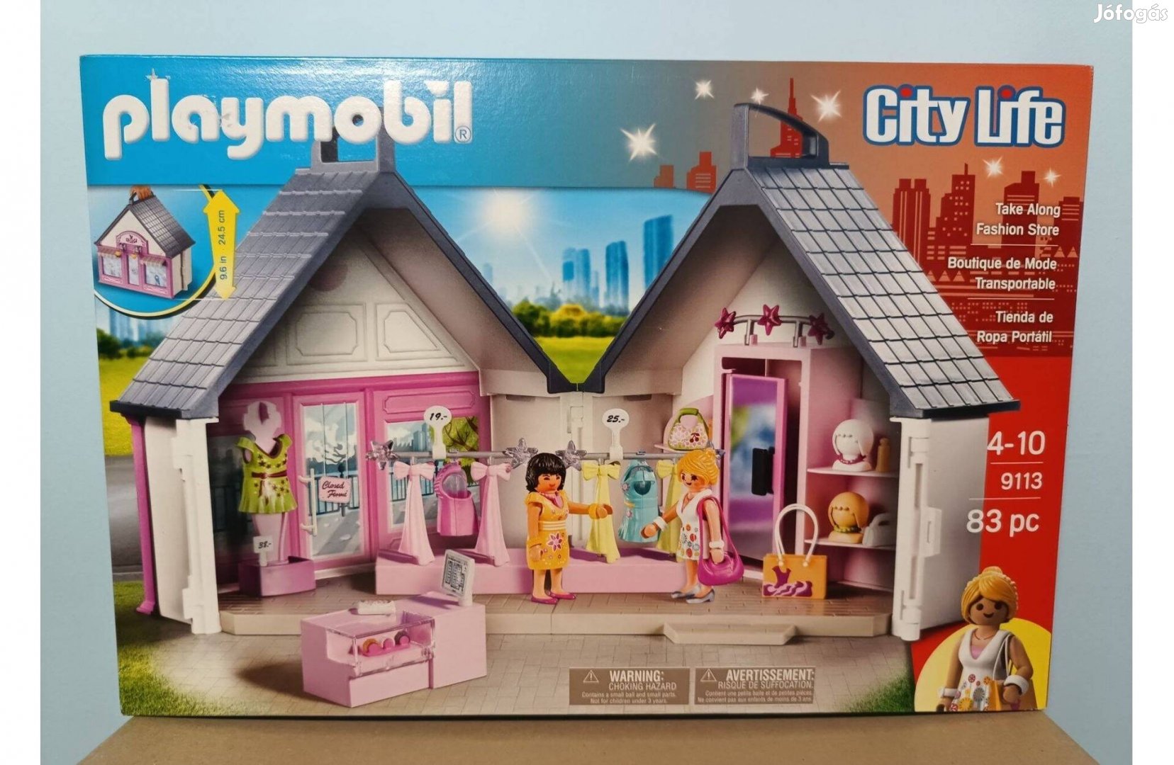 Playmobil 9113 Hordozható Butik Divatüzlet Új