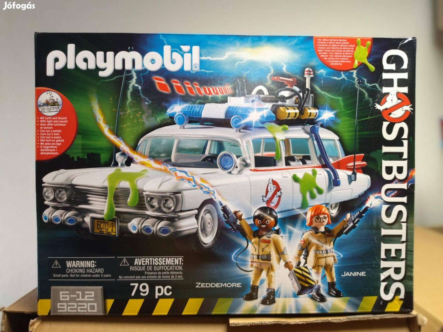 Playmobil 9220 Szellemirtók Ecto-1 járgánya új, bontatlan