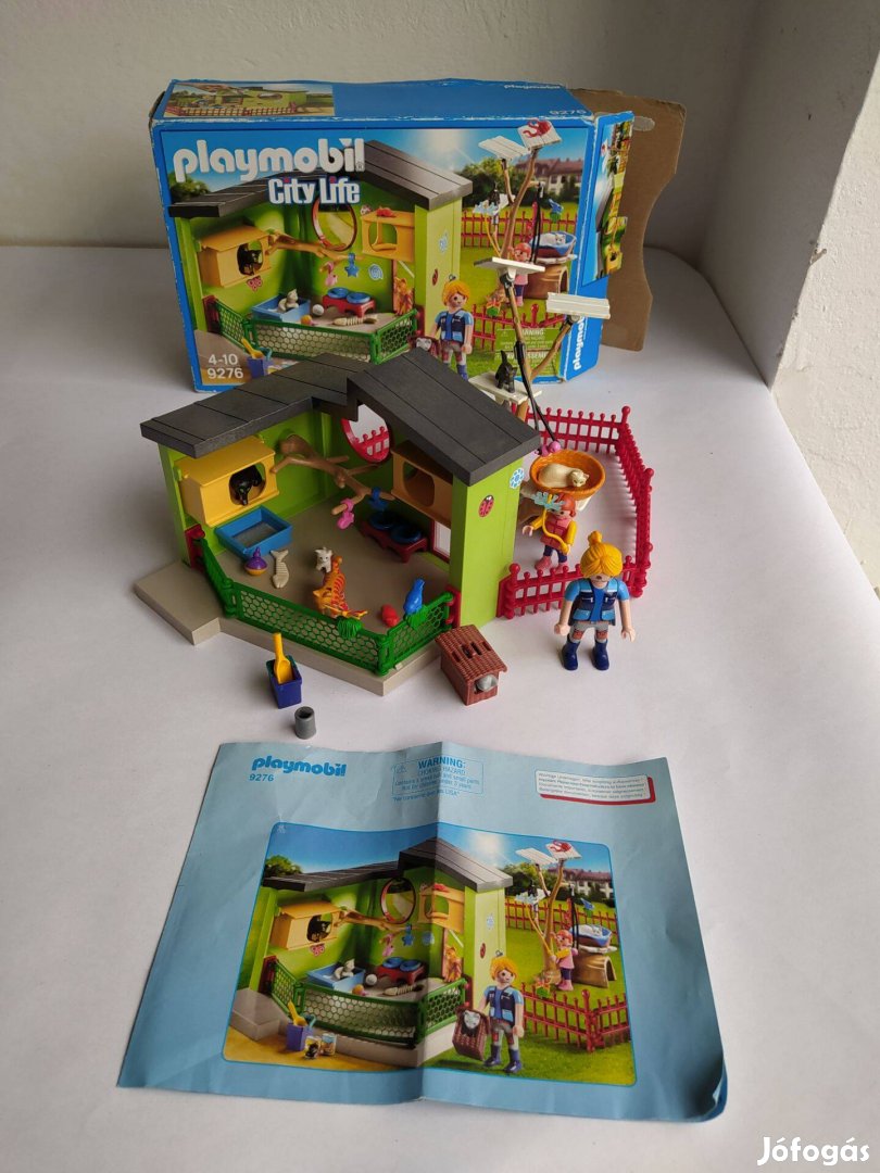 Playmobil 9276 cicapanzió dobozában leírással szép állapotban