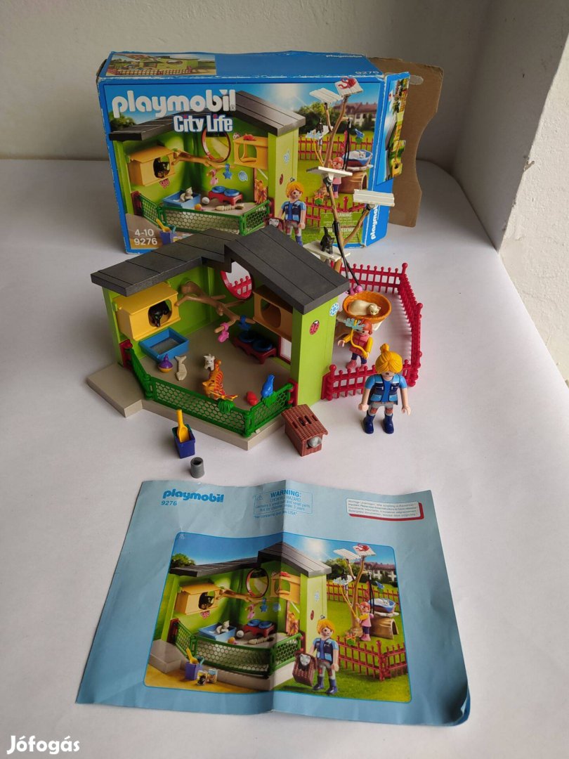 Playmobil 9276 cicapanzió dobozában leírással szép állapotban