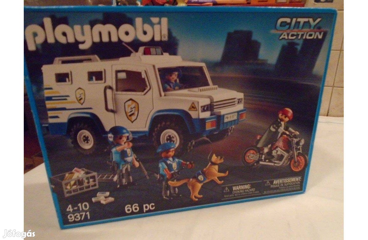 Playmobil 9371 Páncélautó -City Action kompletten - új- Akció!!!