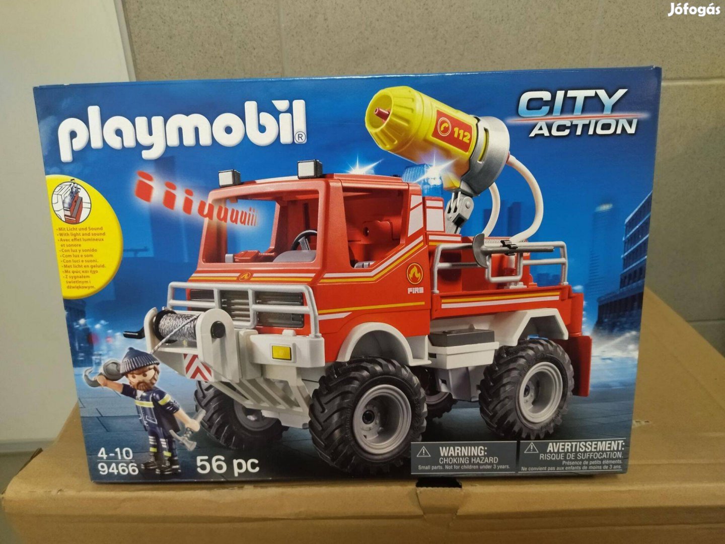 Playmobil 9466 Tűzoltóautó fecskendővel