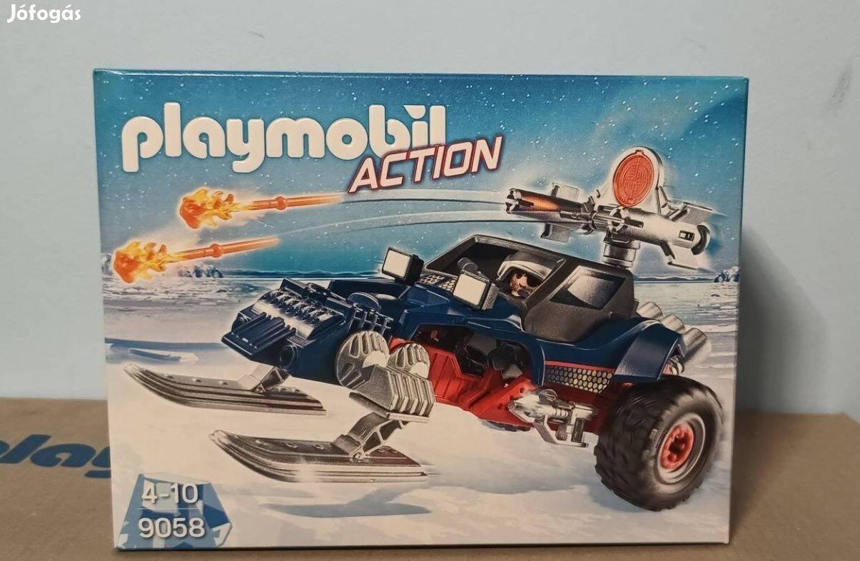 Playmobil Action 9058 Jégkalóz Motoros Szánnal Új Bontatlan