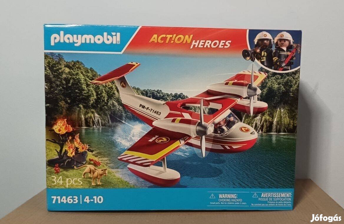 Playmobil Action Heroes 71463 Tűzoltórepülő Oltófunkcióval Új