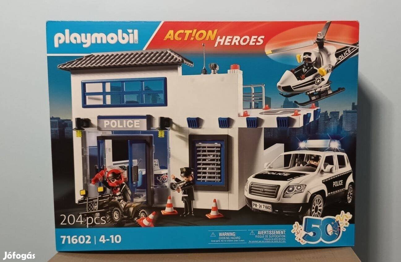 Playmobil Action Heroes 71602 Rendőrkapitányság Új Bontatlan