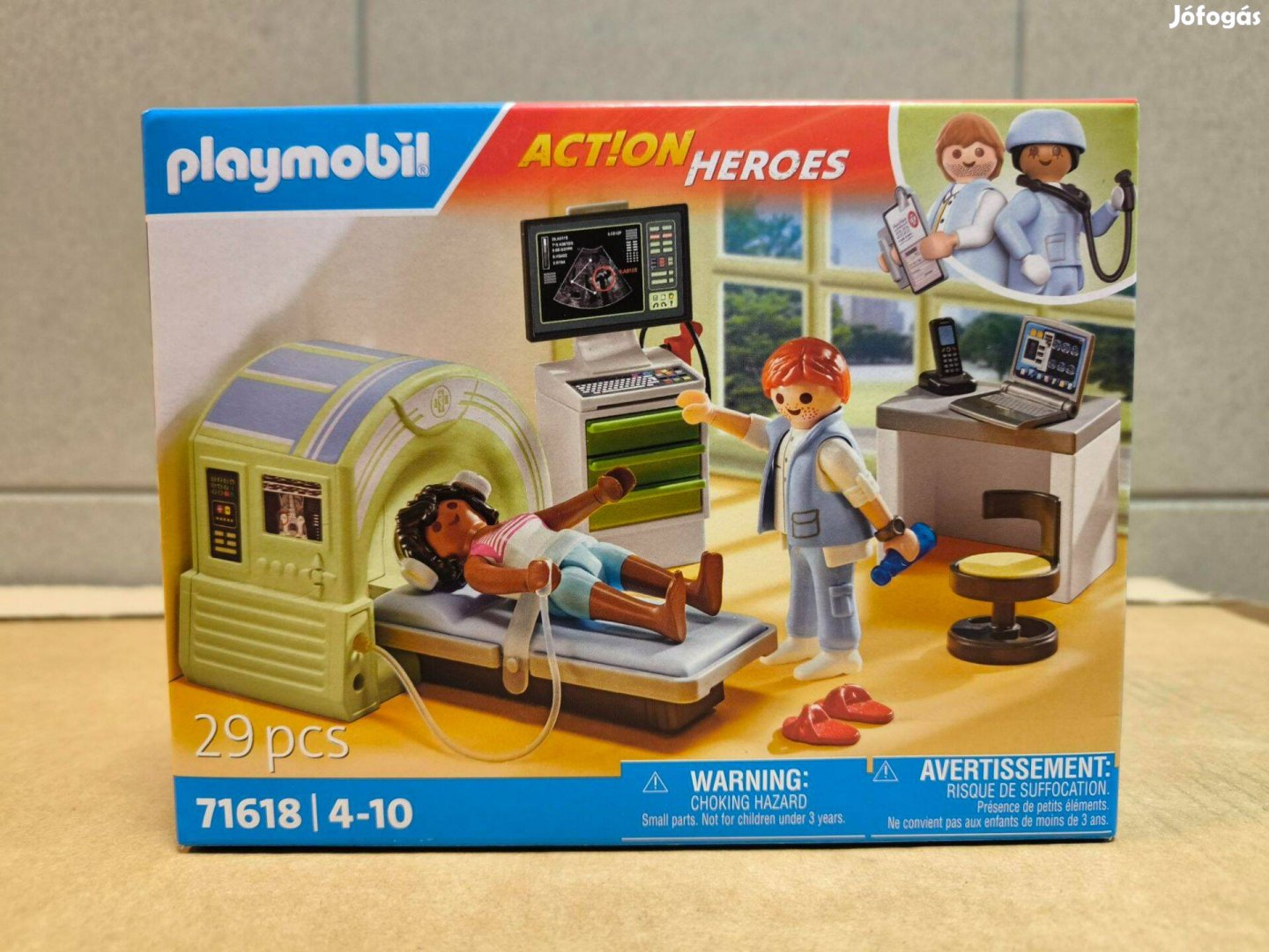 Playmobil Action Heroes 71618 Modern kórház MRI vizsgálója új