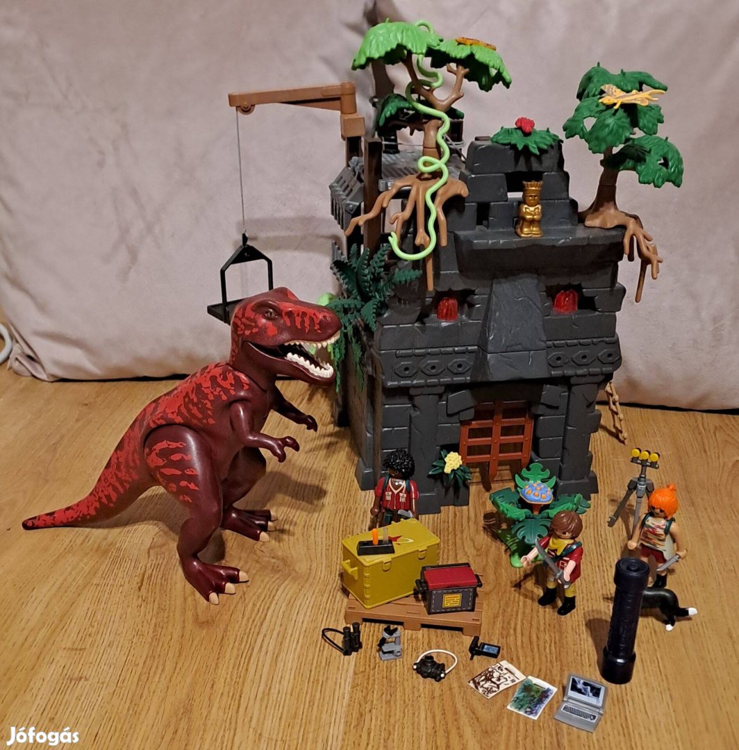 Playmobil Alaptábor és T-Rex