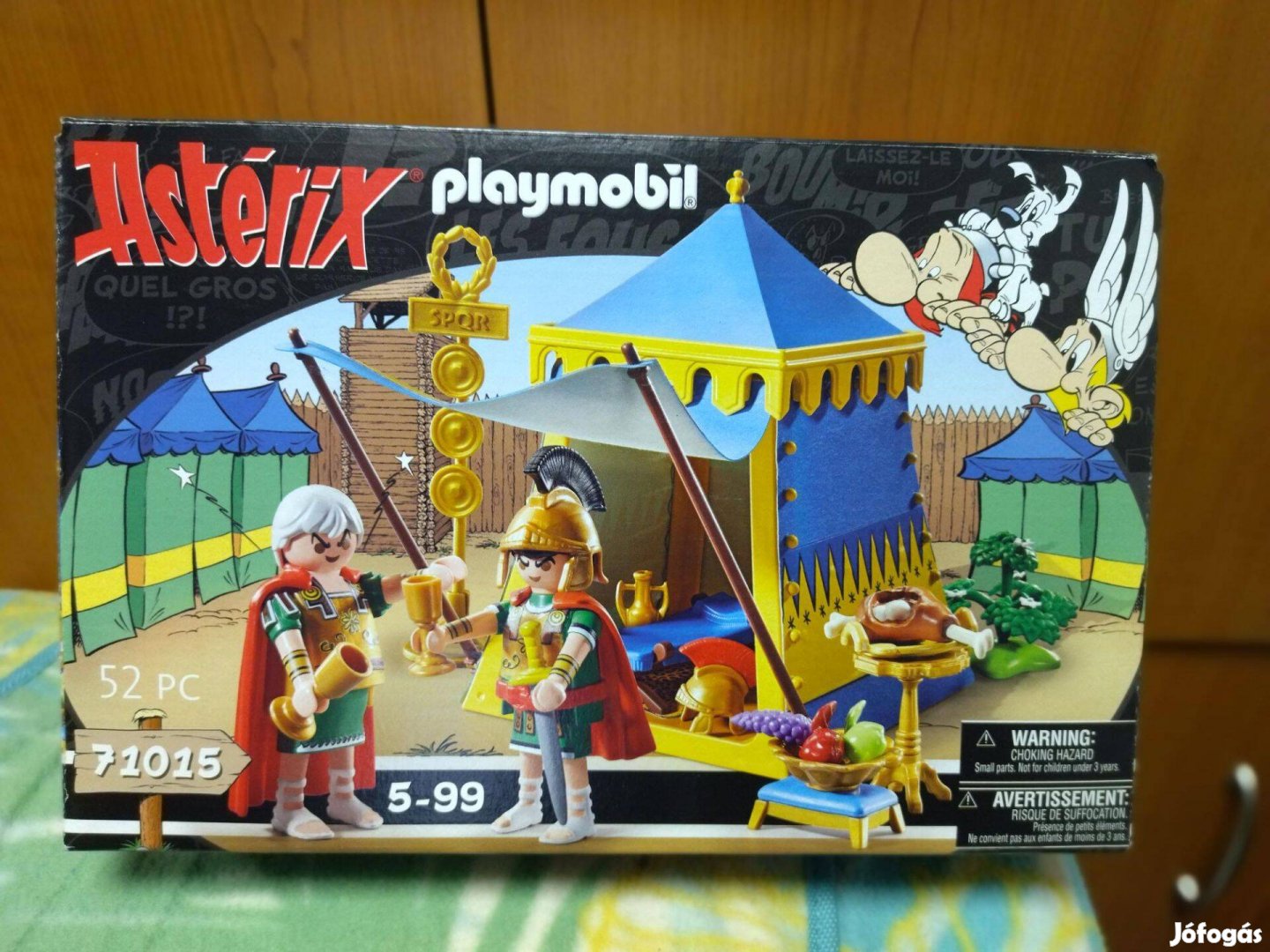 Playmobil Asterix 71015 Római tábornokok sátra új, bontatlan