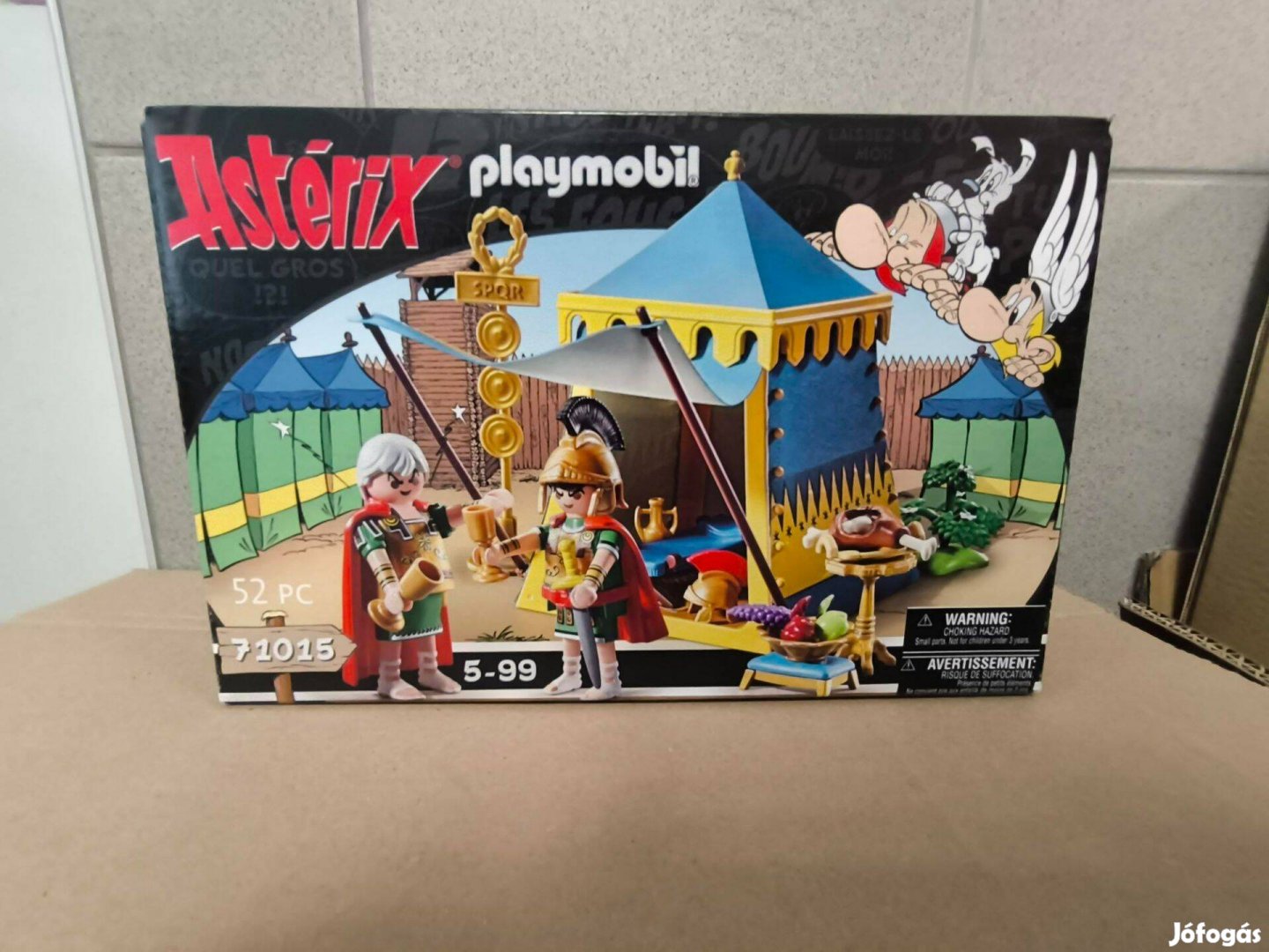 Playmobil Asterix 71015 Római tábornokok sátra új, bontatlan