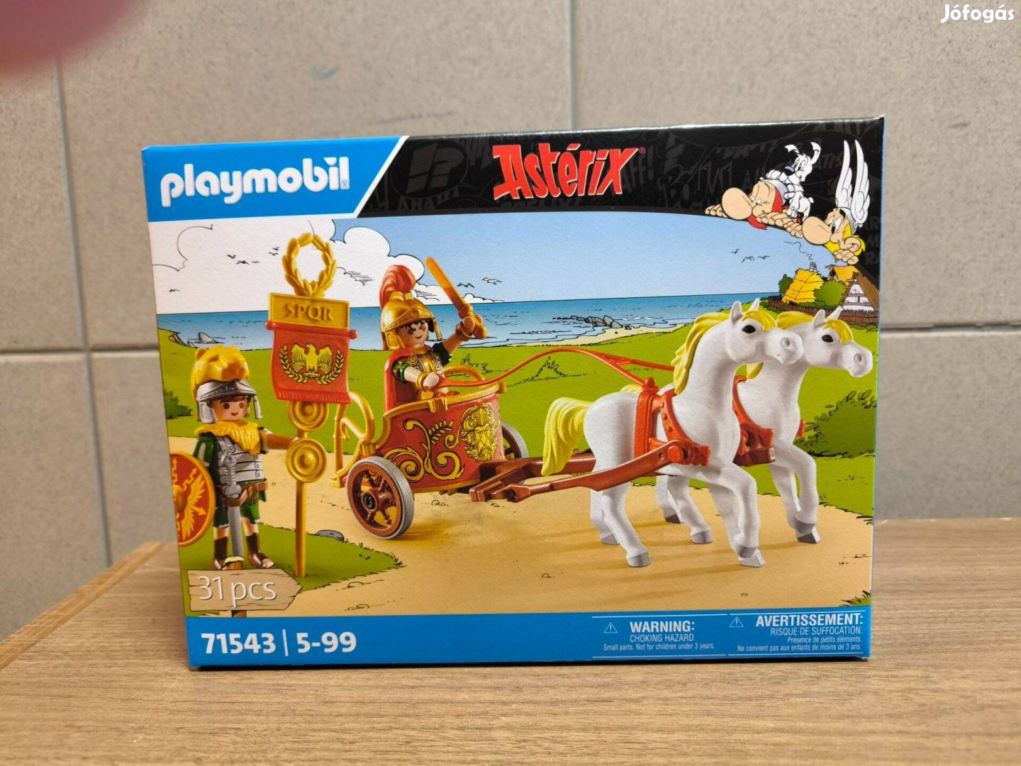 Playmobil Asterix 71543 Római harci kocsi új, bontatlan