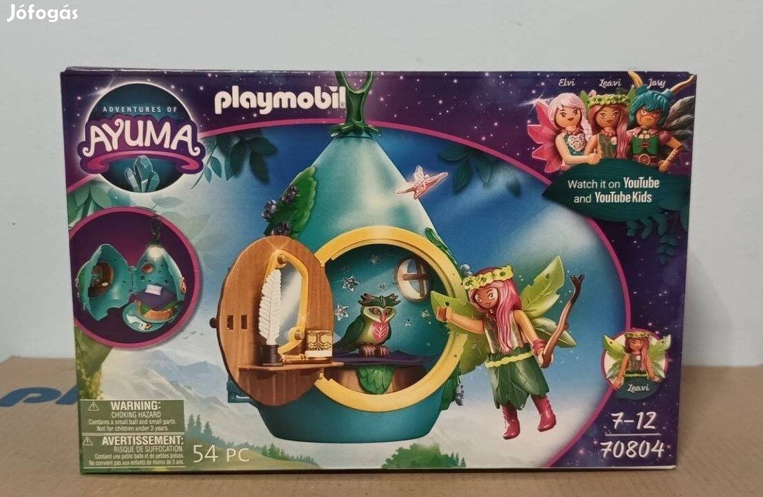 Playmobil Ayuma 70804 Cseppházacska Tündér Kunyhó Új Bontatlan