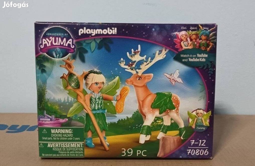 Playmobil Ayuma 70806 Erdei Tündér Lélekállattal Új Bontatlan