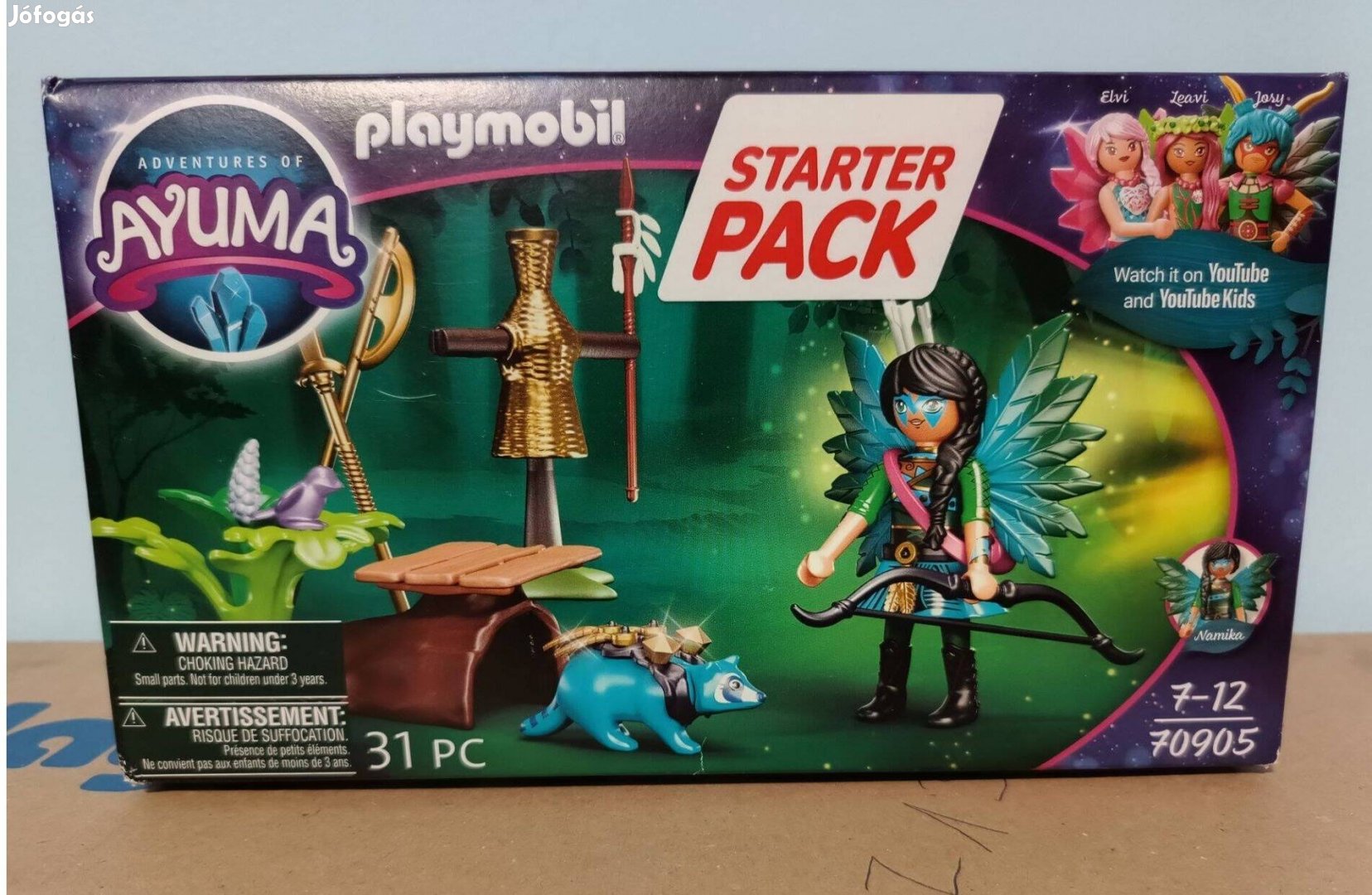 Playmobil Ayuma 70905 Lovagtündér Mosómedvével Új Bontatlan