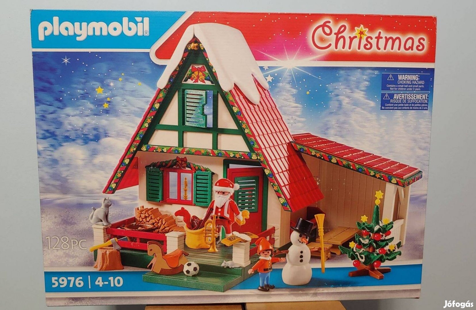 Playmobil Christmas 5976 Télapó Havas Háza Új Bontatlan