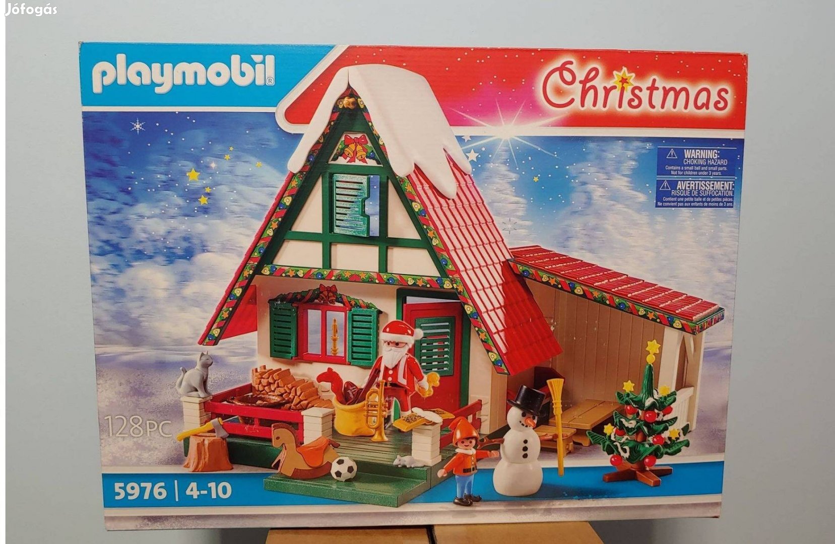 Playmobil Christmas 5976 Télapó Havas Háza Új Bontatlan