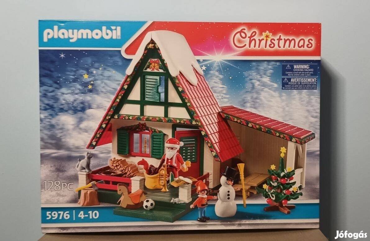 Playmobil Christmas 5976 Télapó Havas Háza Új Ingy. Száll. Bp-en