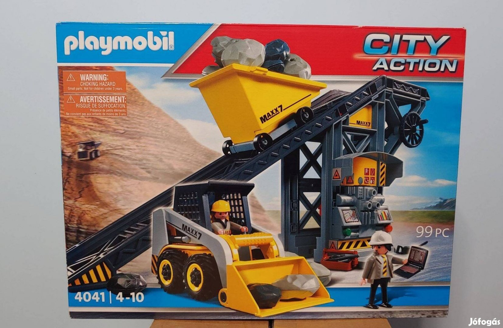 Playmobil City Action 4041 Szállítószalag Mini Rakodóval Új Bontatlan