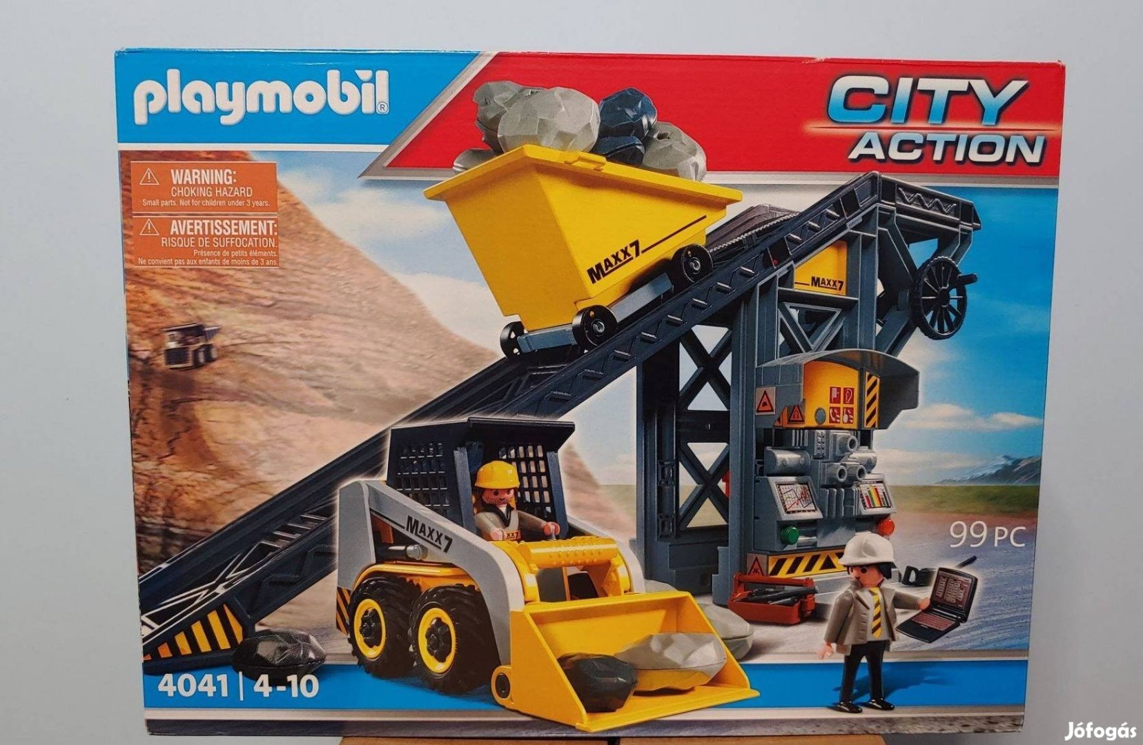 Playmobil City Action 4041 Szállítószalag Mini Rakodóval Új Bontatlan