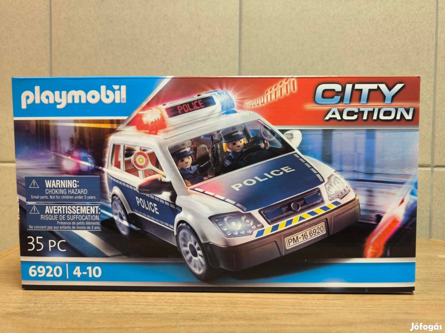 Playmobil City Action 6920 Szolgálati rendőrautó új, bontatlan