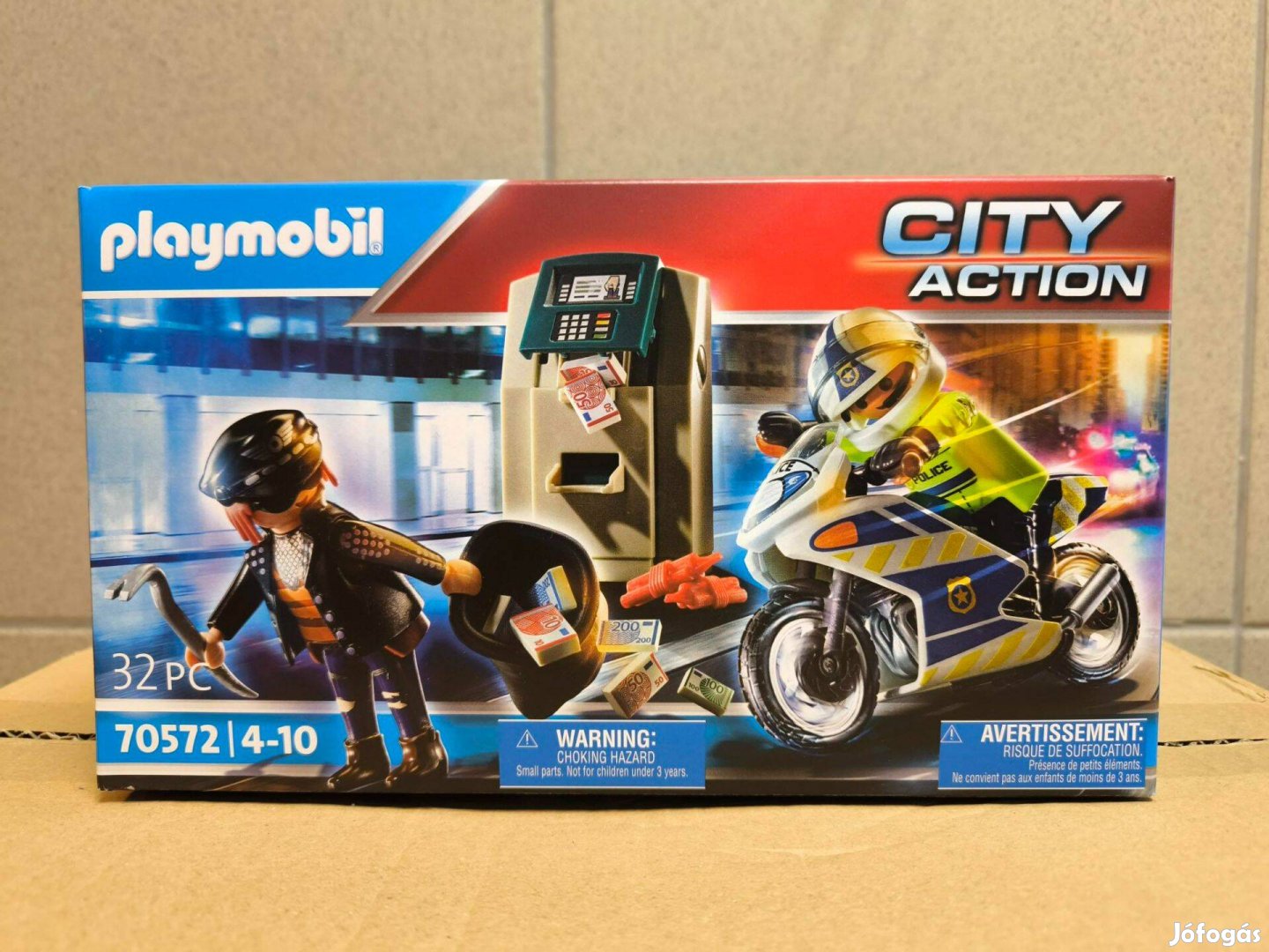 Playmobil City Action 70572 A pénztolvaj nyomában új, bontatlan