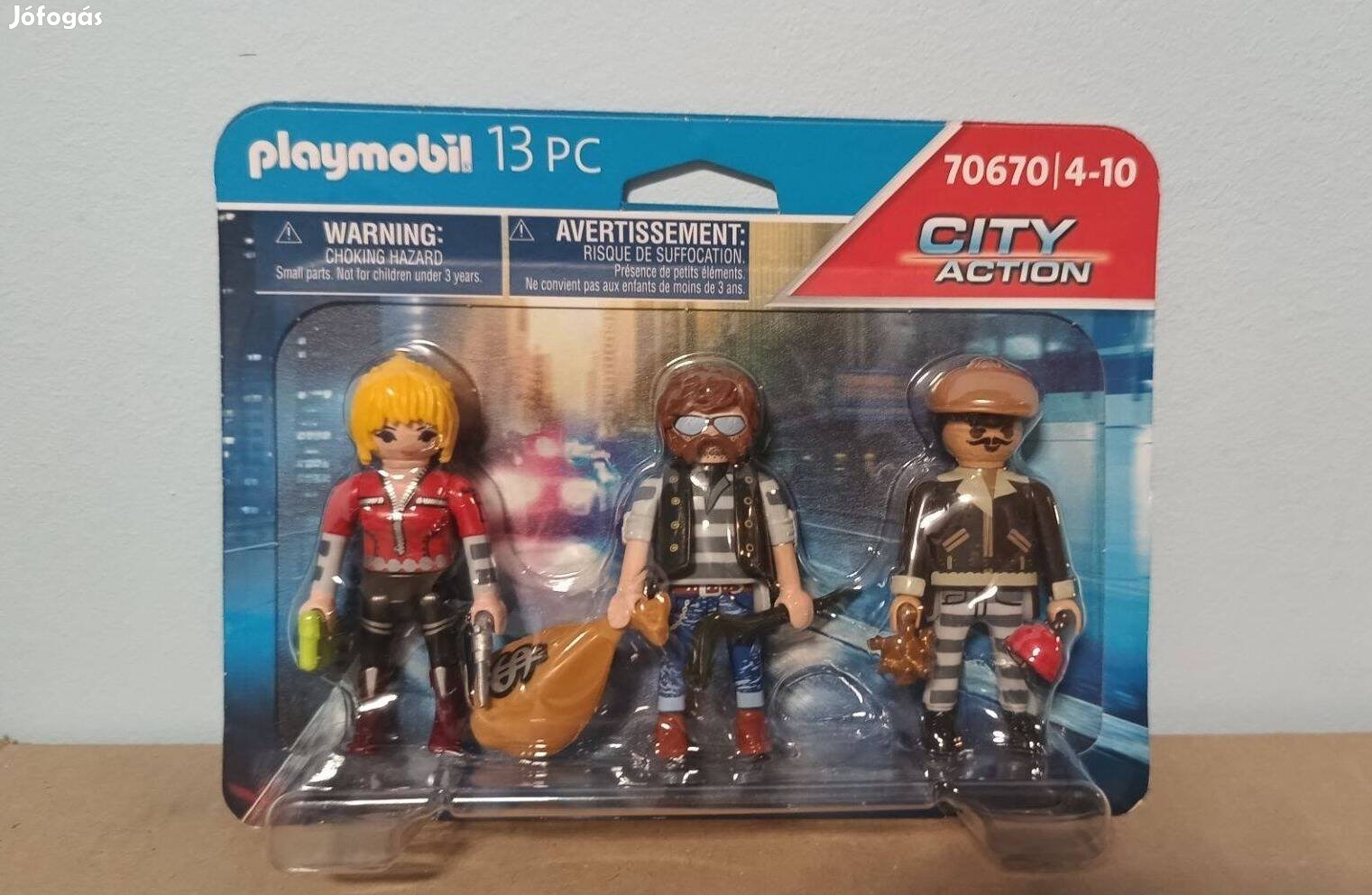 Playmobil City Action 70670 Bűnözők 3 Darabos Szett Új Bontatlan