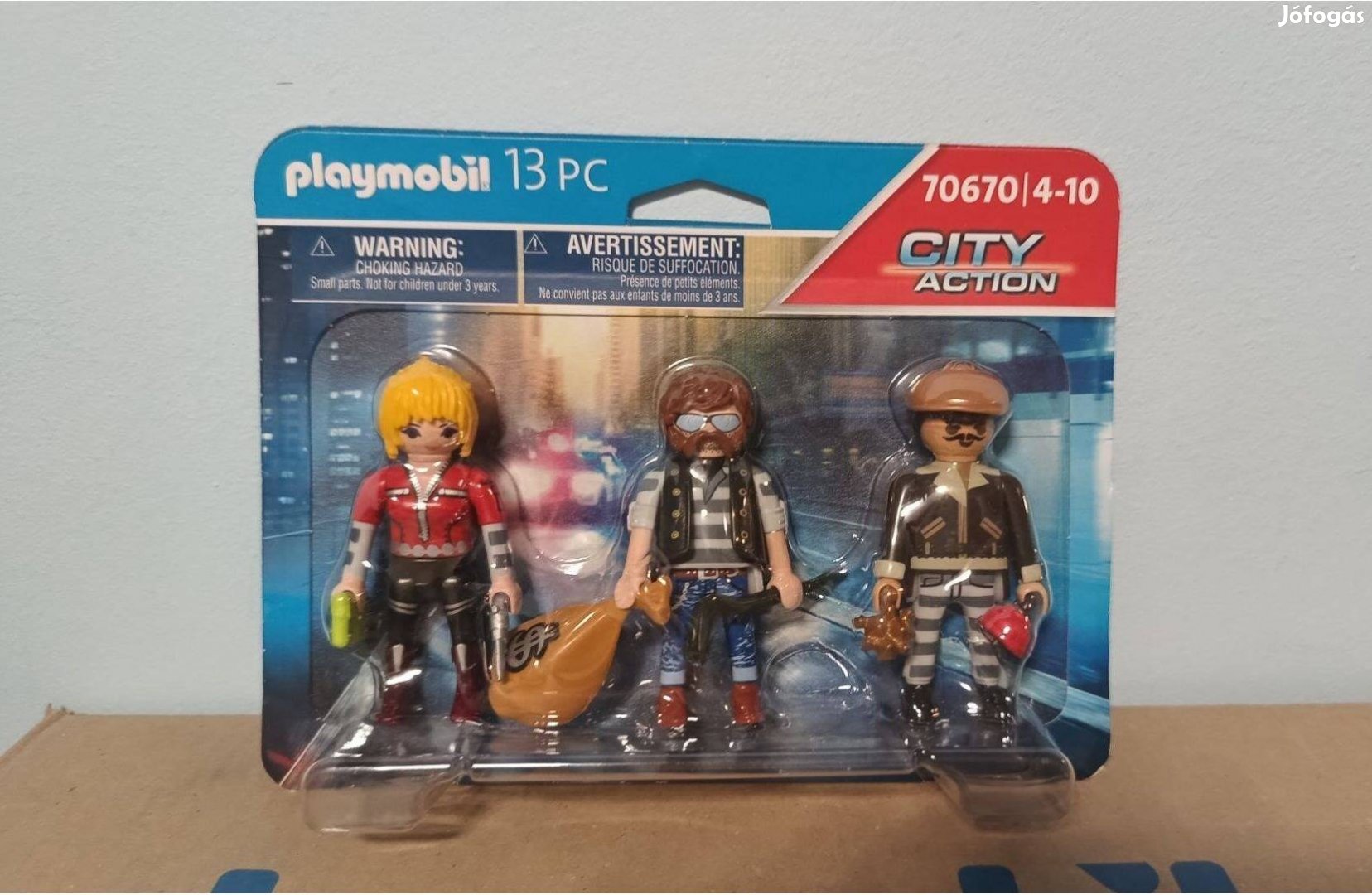 Playmobil City Action 70670 Bűnözők 3 Darabos Szett Új
