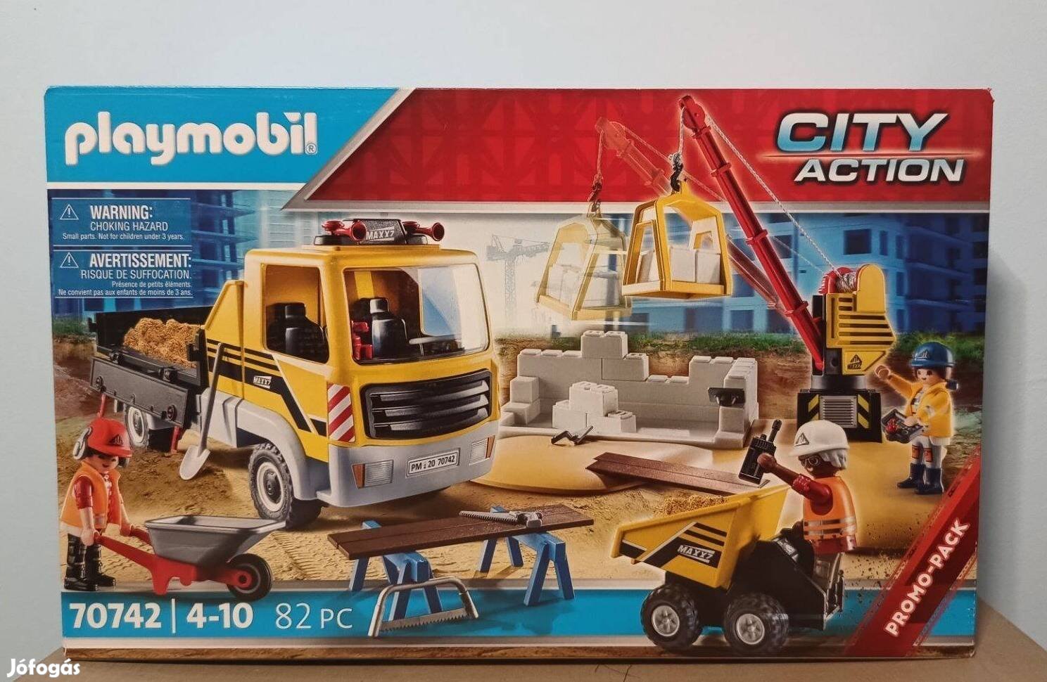 Playmobil City Action 70742 Építkezés Dömperrel Új Bontatlan