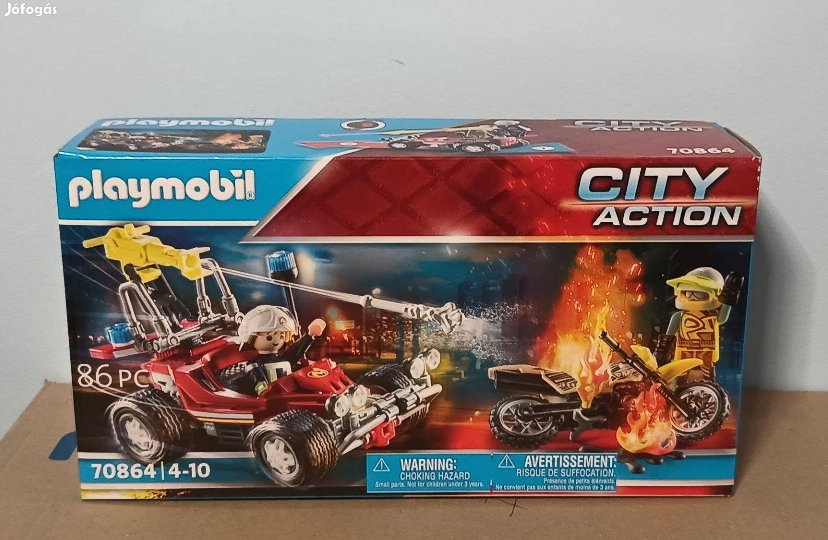 Playmobil City Action 70864 Tűzoltókocsi Buggy Új Bontatlan