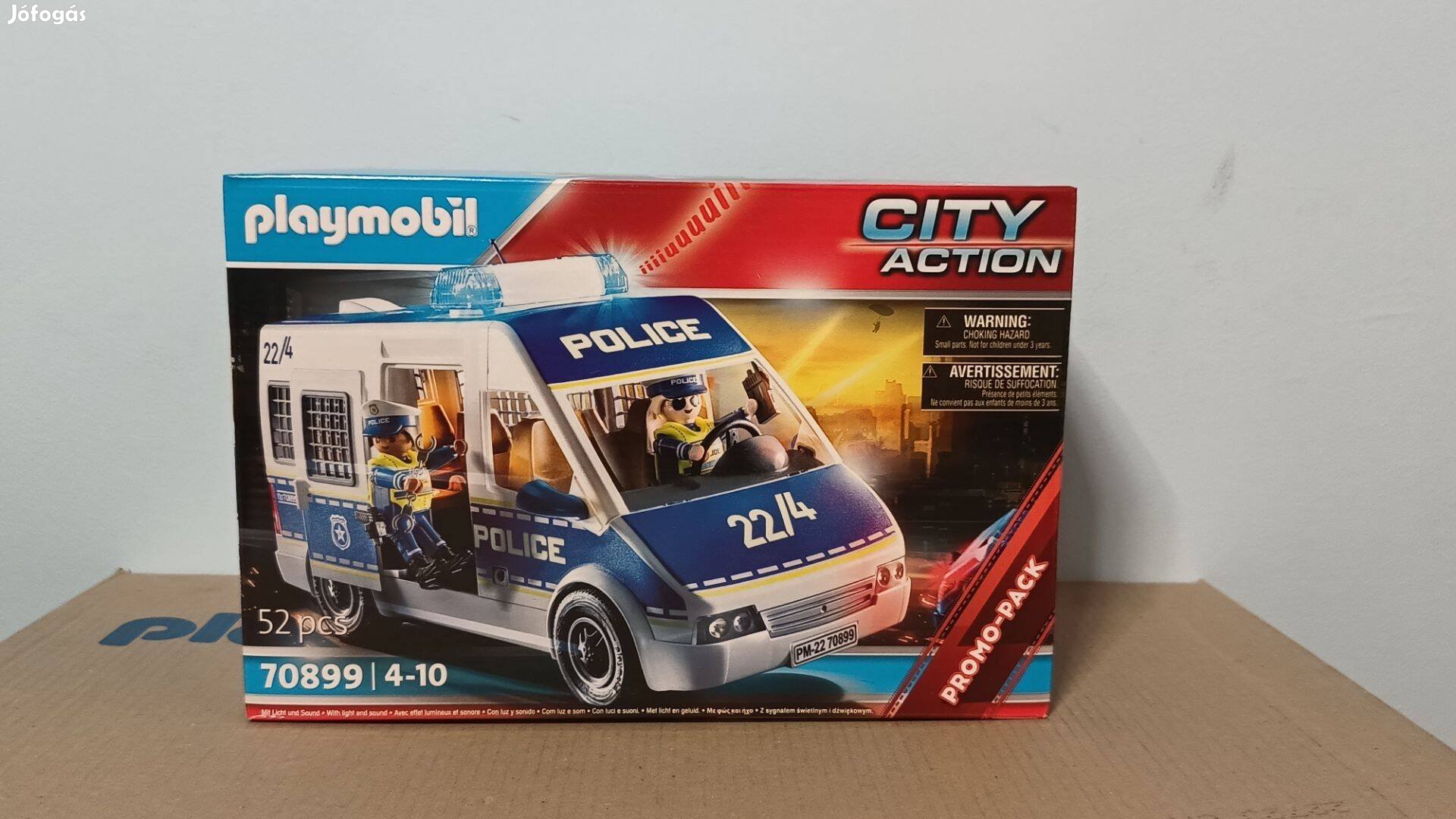 Playmobil City Action 70899 Rendőrségi Furgon Fénnyel Hanggal Új