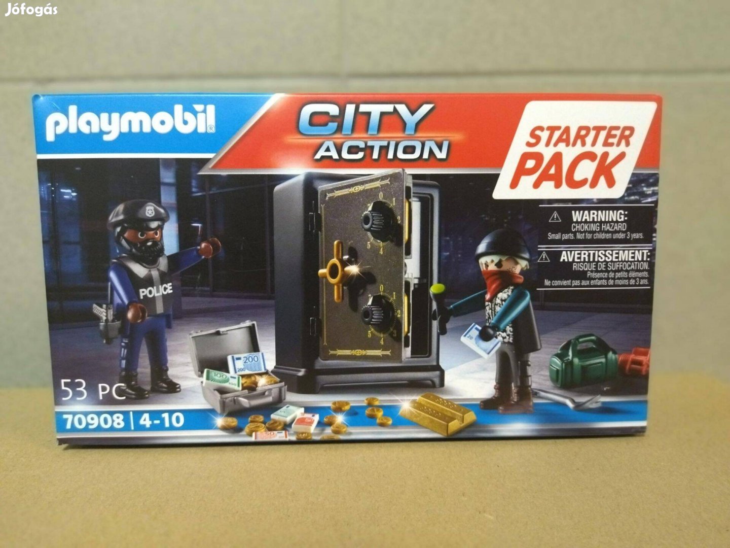 Playmobil City Action 70908 A széfrabló nyomában új, bontatlan