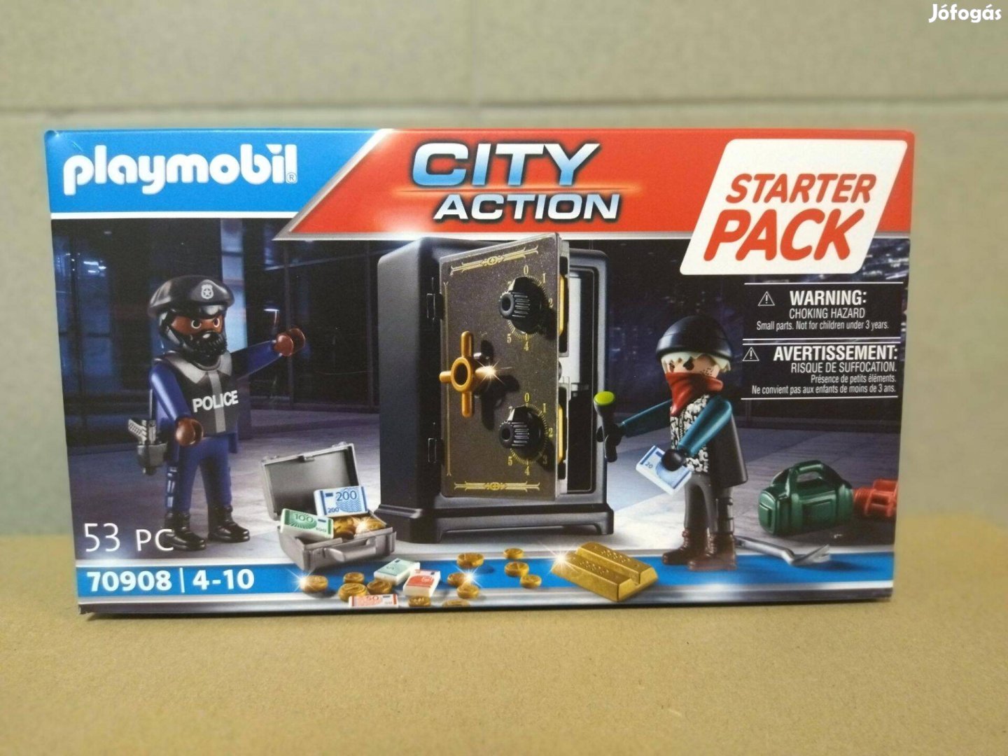Playmobil City Action 70908 A széfrabló nyomában új, bontatlan