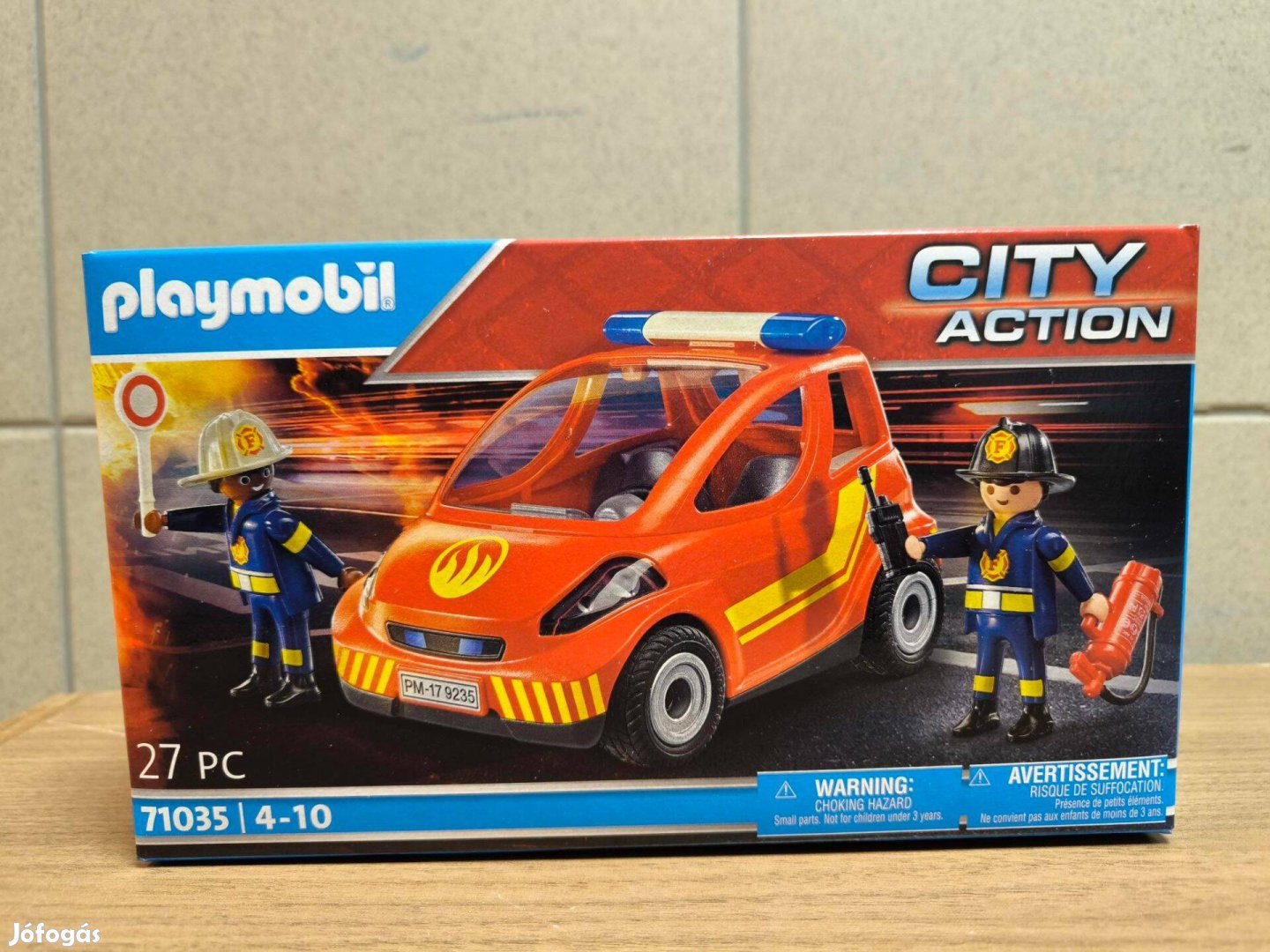 Playmobil City Action 71035 Kicsi tűzoltóautó új, bontatlan