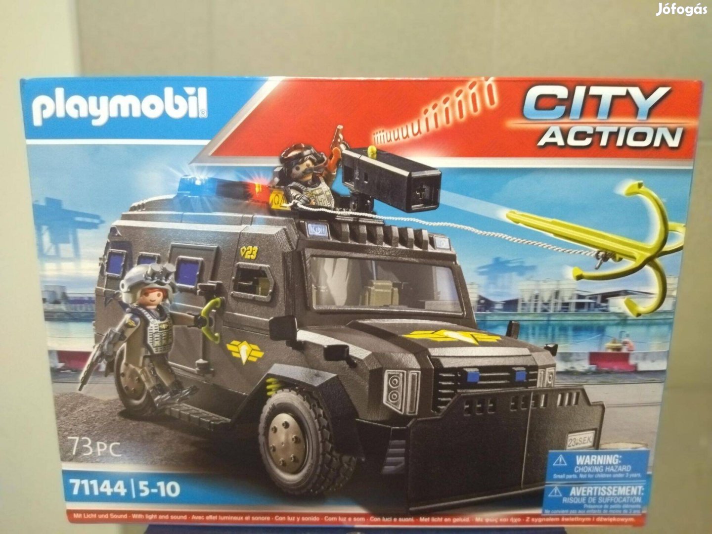 Playmobil City Action 71144 TEK kommandós autó új, bontatlan