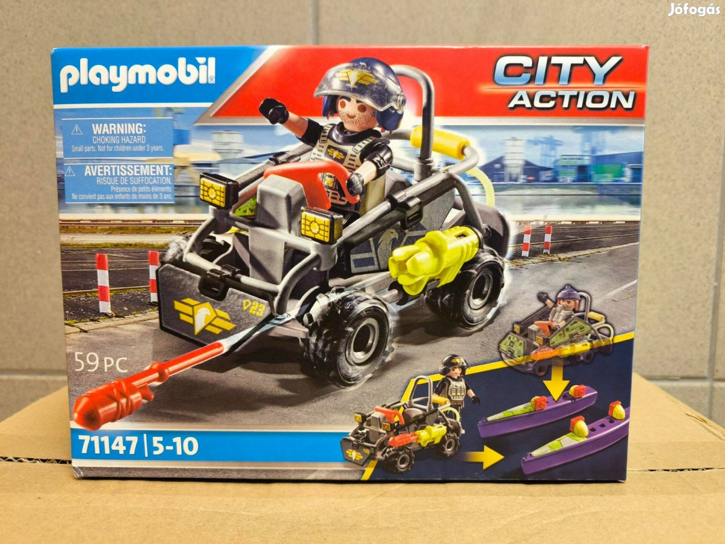 Playmobil City Action 71147 TEK kommandósok kétéltű autója új